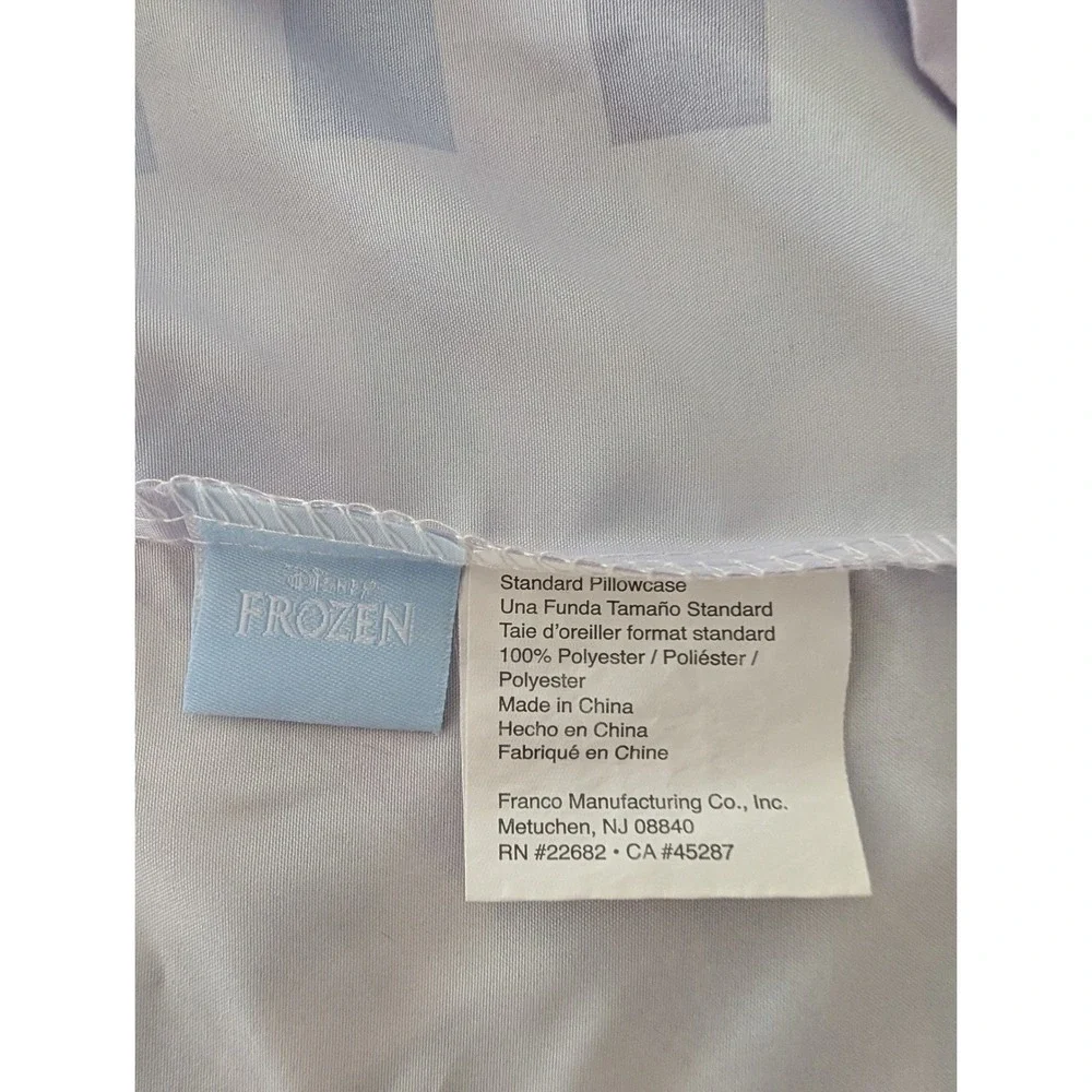 Disney Frozen 2 Elsa Anna‎ Seek The Truth Standard Pillowcase Franco Mfg Blue
